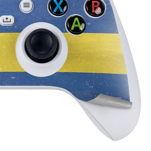 Sweden Flag Distressed Xbox Series S Skins